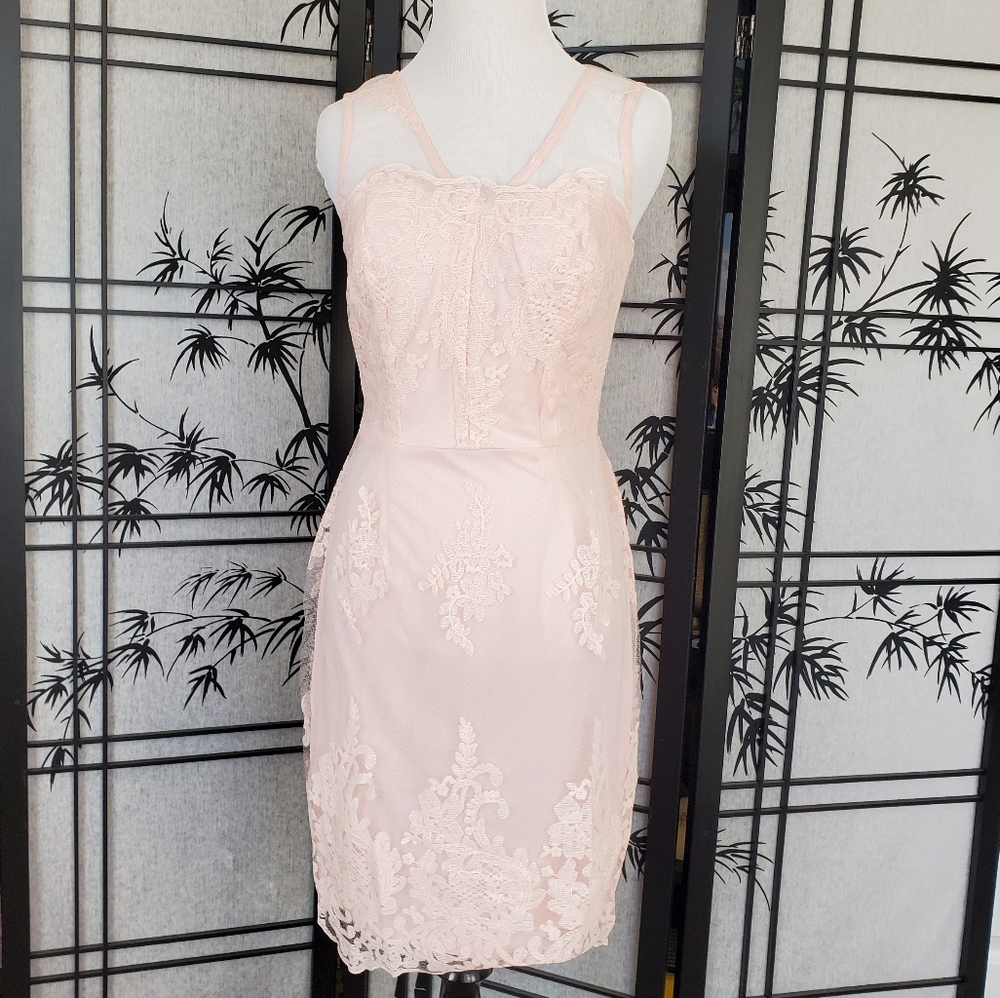 Modcloth Outstanding on Ceremony Dress in Blush S